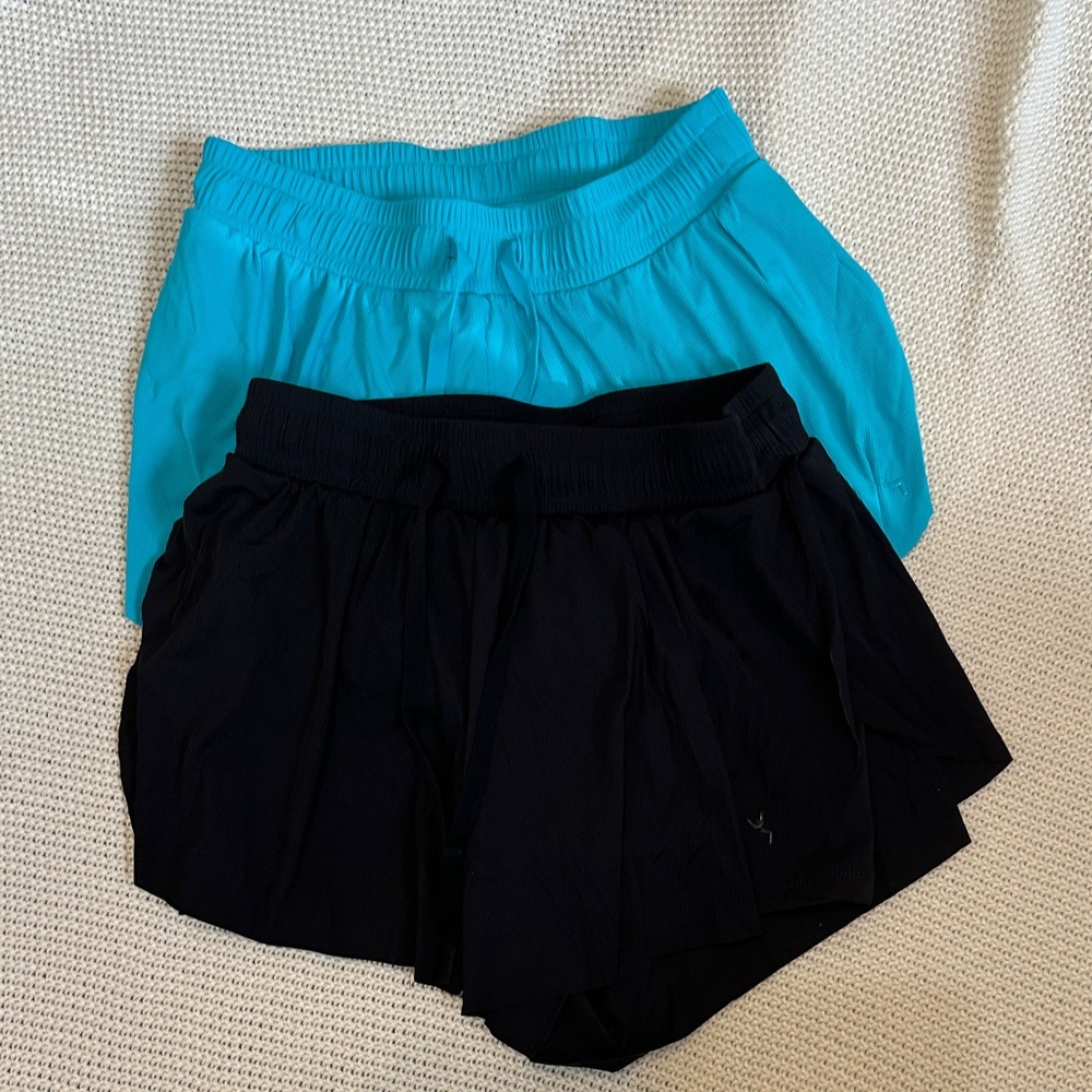 JoyLab Black and Blue Athletic Shorts